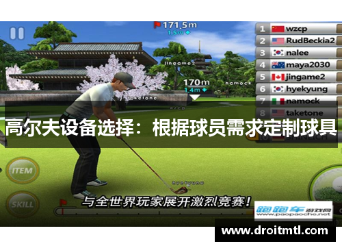 高尔夫设备选择：根据球员需求定制球具